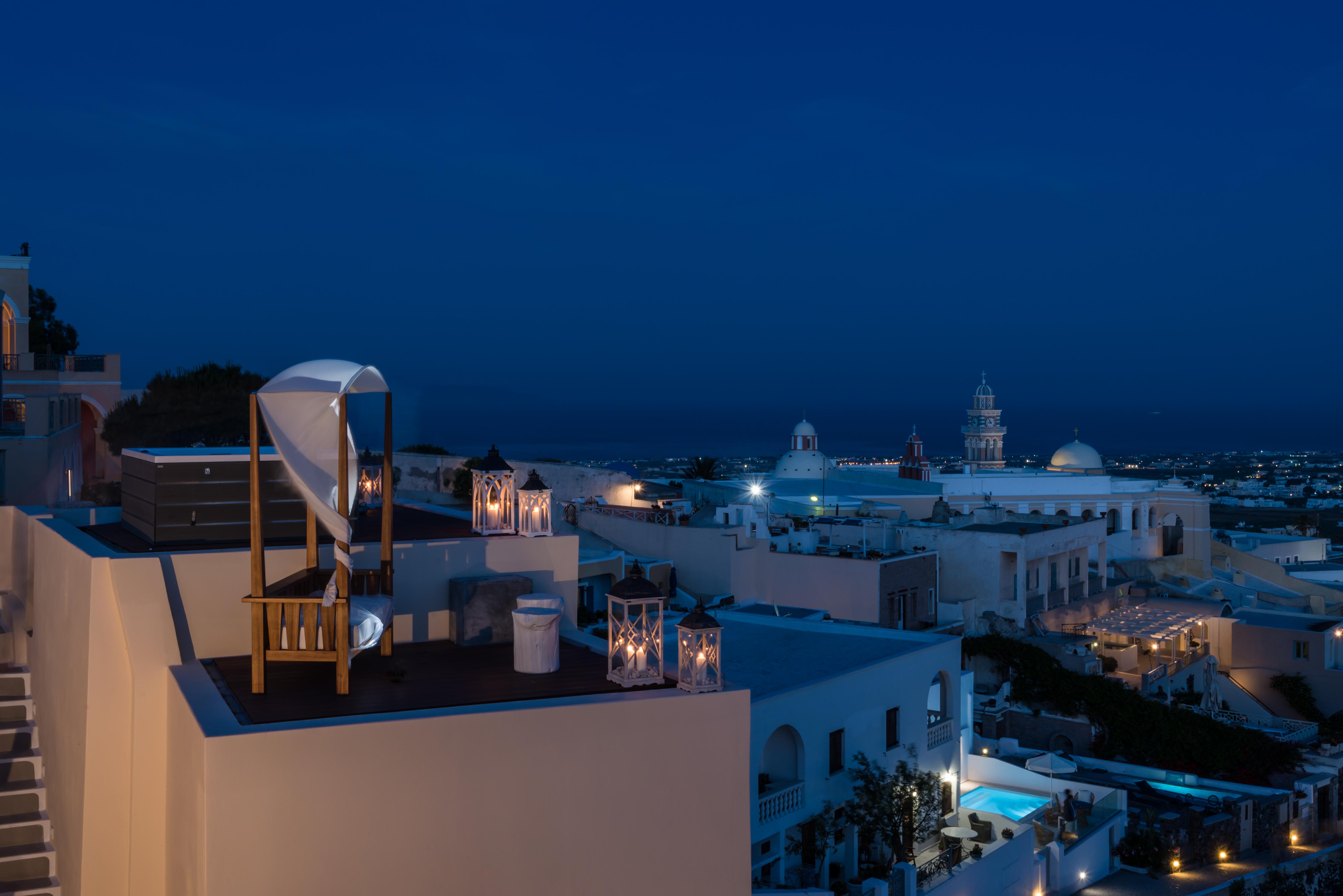 Mythical Blue Luxury Suites (Adults Only) Fira  Exterior foto