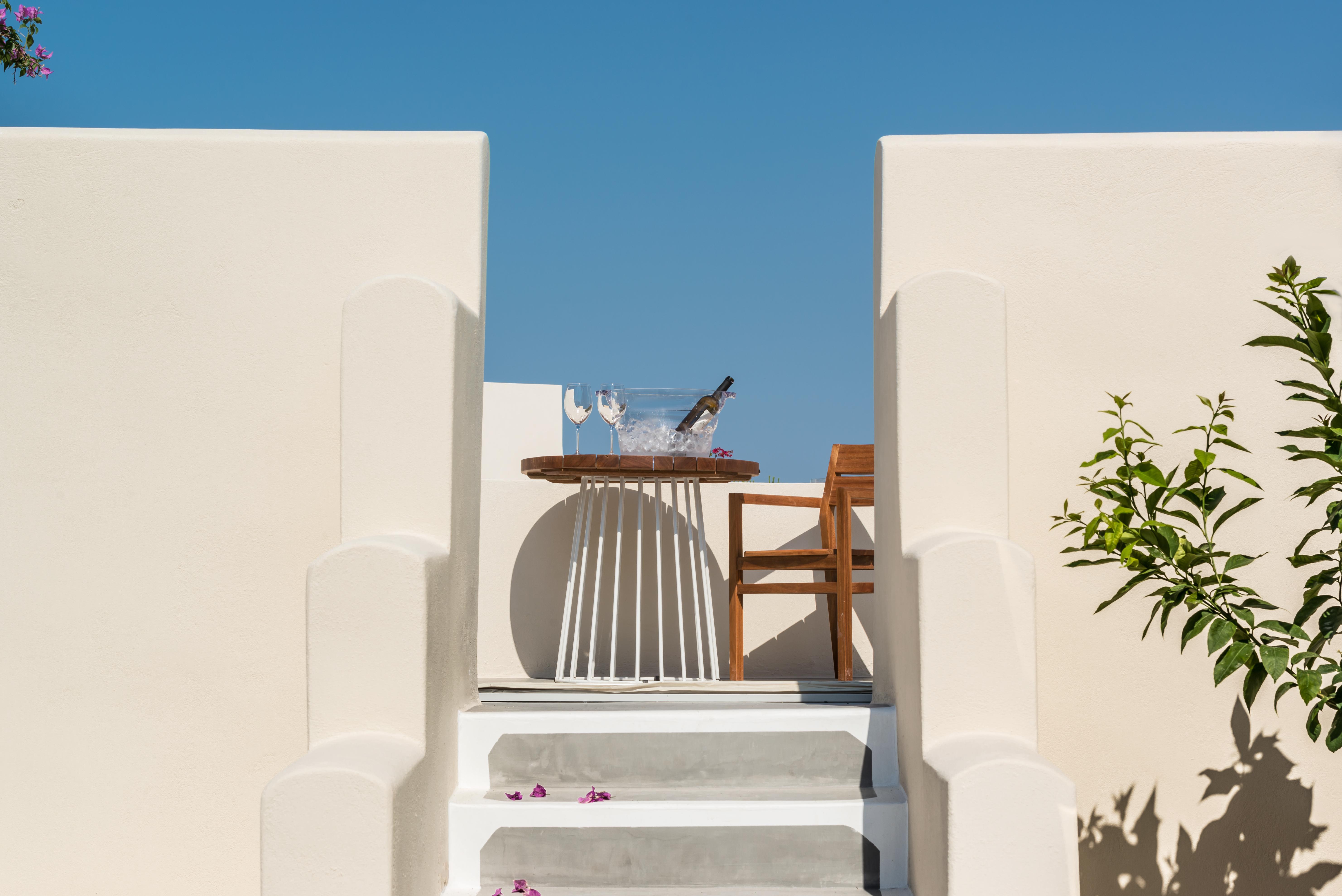 Mythical Blue Luxury Suites (Adults Only) Fira  Exterior foto