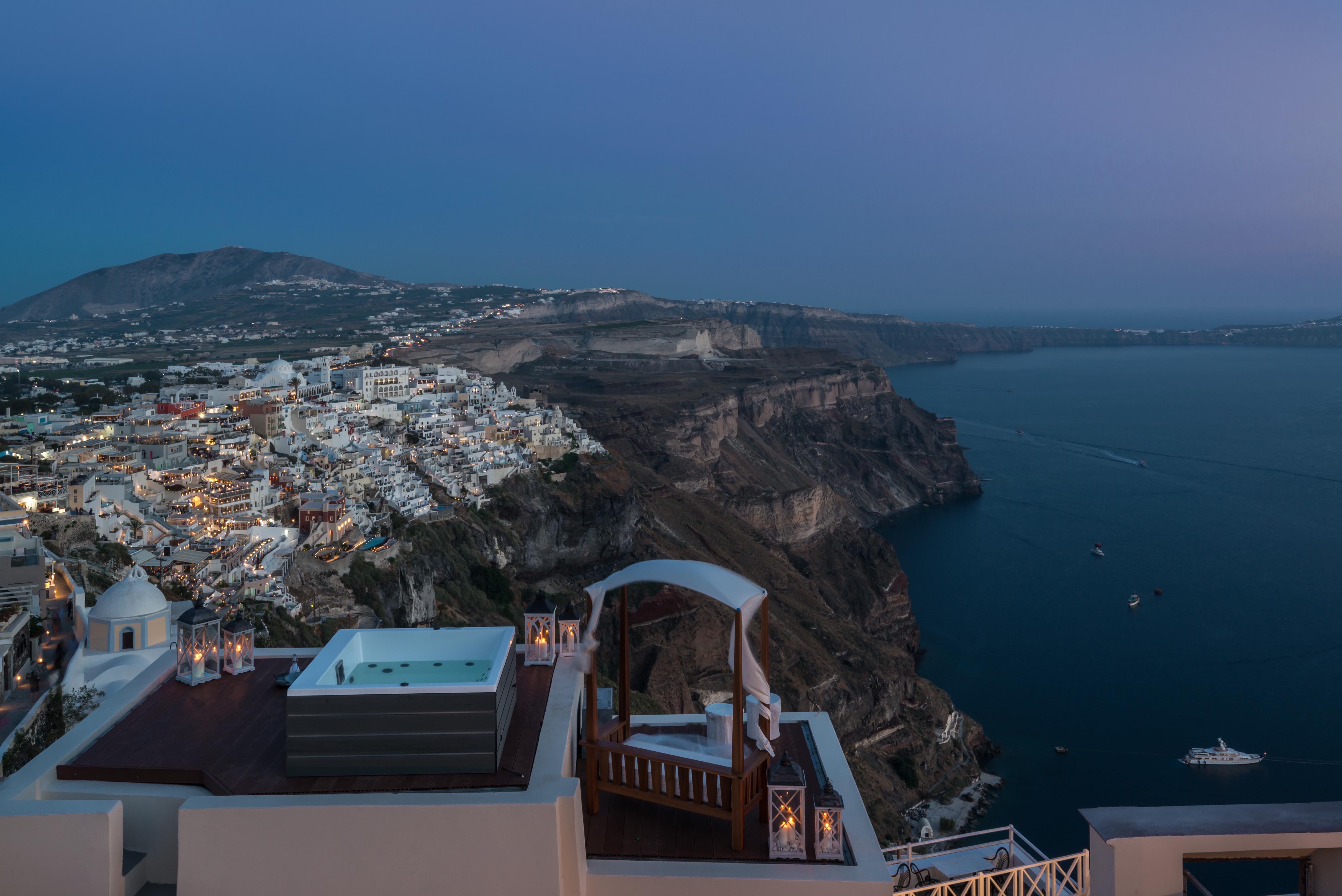 Mythical Blue Luxury Suites (Adults Only) Fira  Exterior foto